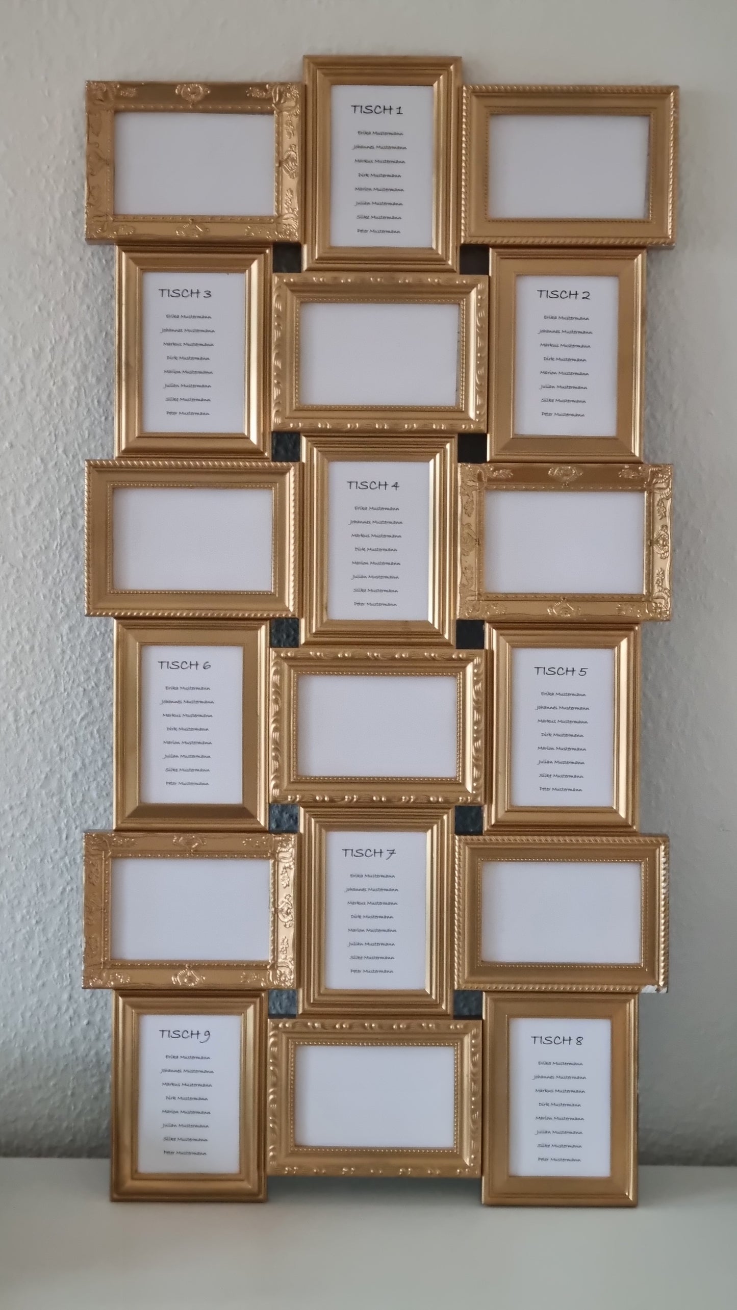 Sitzplan Bilderrahmen