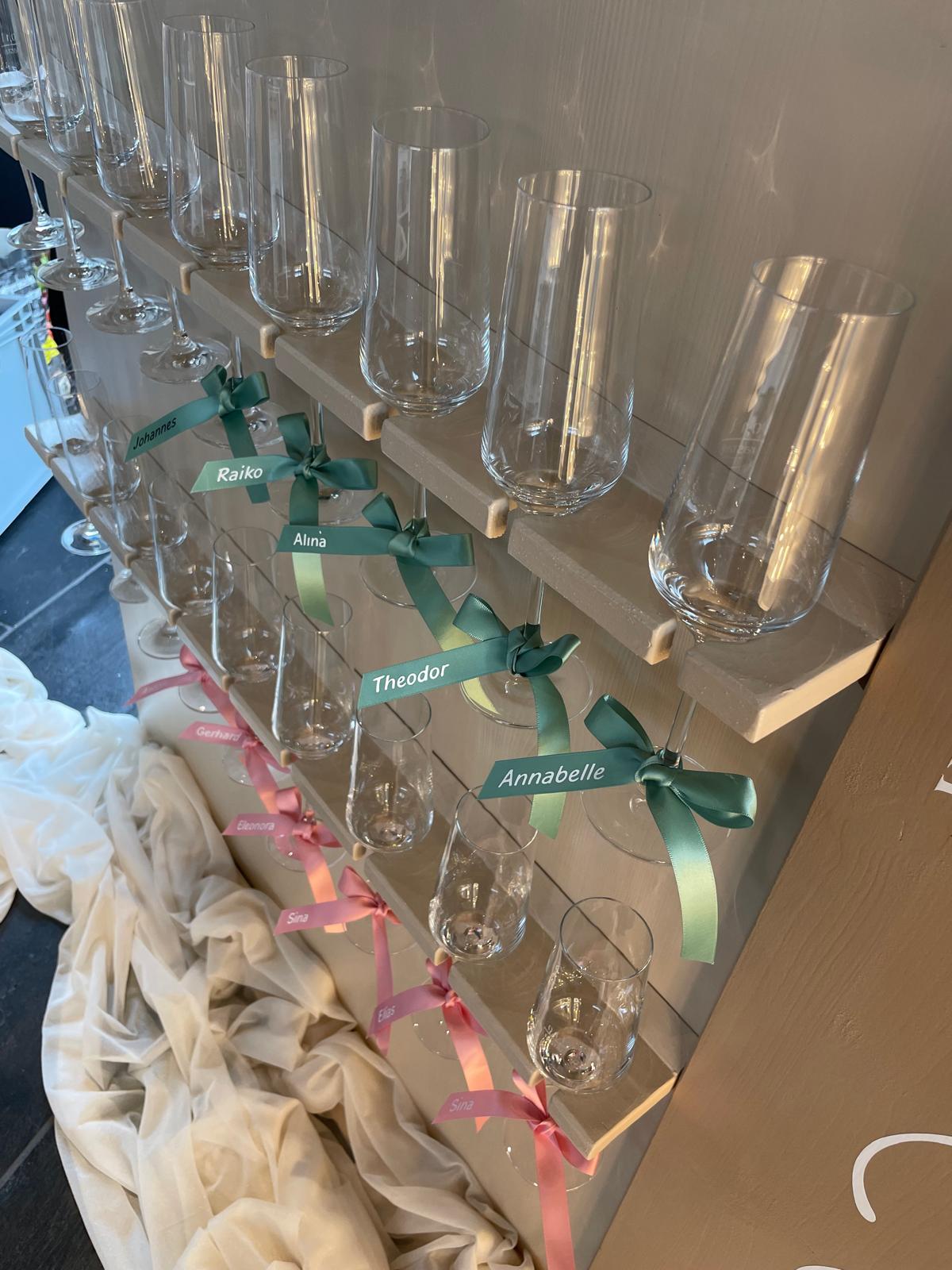Gastgeschenke/Shots/Beschriftung
